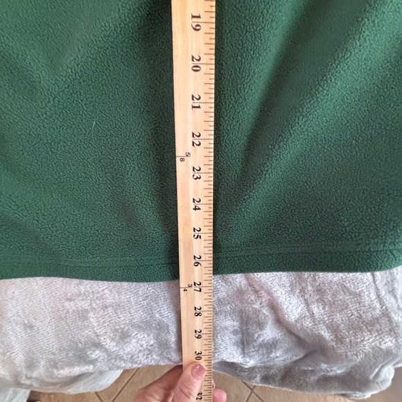 Reebok NFL New York Jets Green Fleece 1/4 Zip Pullover Sweatshirt Men's L - Picture 7 of 11